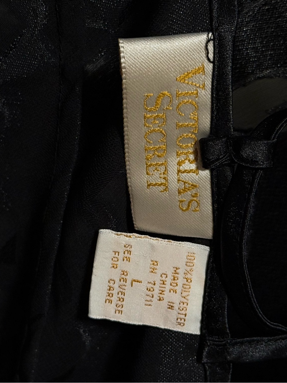 VTG Gold Tag Victoria's Secret Teddy Bodysuit Size L